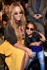 Beyonce's mini-me daughter Blue Ivy, six, steals the spotlight as the pair snap