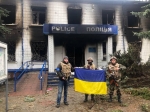 Our flags are returning to the liberated regions - around the horrors of torture of Ukrainians and destruction.VYSNOVKY (VIDEO)