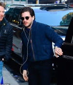 Kit Harington looks stylish as he steps out in NYC following release
