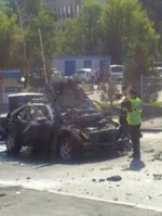 Mercedes driver killed in Kyiv car blast – police
