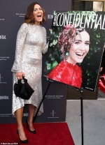 Mandy Moore looks stunning in silver sequins at star-studded LA Confidential event