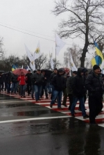 Farmers across Ukraine protesting against introduction of land reform