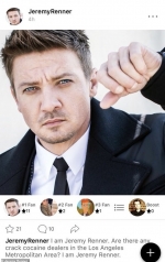 Jeremy Renner shuts down his fan app after two years over trolls posing