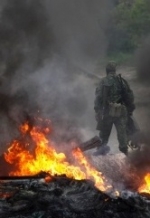 Invaders fire grenade launcher near Starohnativka