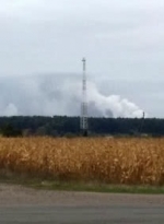 Fire at ammo depot in Chernihiv region extinguished