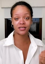 Rihanna goes bare-faced as she shows her night skincare routine using only Fenty Skin products