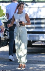 Vanessa Hudgens looks flawless as she gets 'back to work' in a stylish