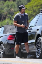 James Franco keeps it casual and sporty while going on a hike