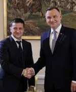 Zelensky, Duda make press statements