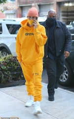Justin Bieber steps out in all-Drew House ensemble as he makes his way to rehearsal