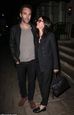 Smitten Courteney Cox can't keep her eyes off fiancé Johnny McDaid