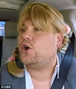 James Corden rocks Britney Spears' schoolgirl outfit as they perform ...
