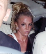 Britney Spears struggles to keep her eyes open as she cuts an exhausted figure
