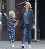 Naomi Watts and Liev Schreiber take their sons to lunch together three weeks