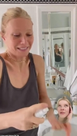 Gwyneth Paltrow's daughter Apple roasts her mom's morning routine in a hilarious Goop video...