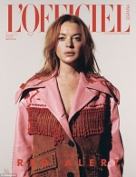 Stunning and fresh-faced Lindsay Lohan graces her first fashion magazine cover