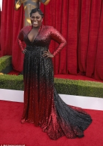 Danielle Brooks of OINTB fame sparkles in black and red Marc Bouwer