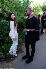 Kanye West cuts call with wife Kim Kardashian short to have warm