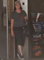 Shannen Doherty, 47, looks fit leaving Pilates class with husband