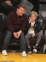 James Corden and son Max show their sweet bond as they lark around