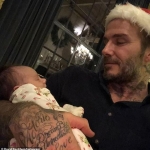 David Beckham shares a sweet tribute to 'gorgeous' baby niece Peggy