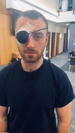 Sam Smith is 'scared' ahead of eye surgery to deal with painful-looking stye...