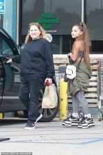 Ariana Grande adds to her 5feet frame as she steps out in platform Nike