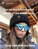 Inside Rebekah Vardy's ski holiday: Star celebrates her 37th birthday