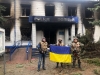 Our flags are returning to the liberated regions - around the horrors of torture of Ukrainians and destruction.VYSNOVKY (VIDEO)