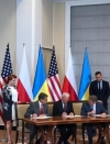 Ukraine, Poland and United States sign gas memorandum