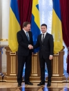 Zelensky holding meeting with Swedish prime minister in Kyiv