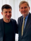 EU Commissioner Hahn offers full support to Ukraine’s President-elect Zelensky