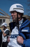 One OSCE SMM employee killed, 2 others hospitalized after mission patrol car hits landline outside Luhansk